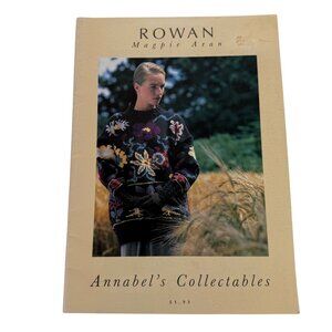 Rowan Magpie Aran Annabel Fox Knitting Pattern Book Booklet Women Men Vintage